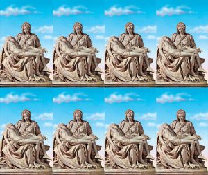Michelangelo The Pieta Prayer Card