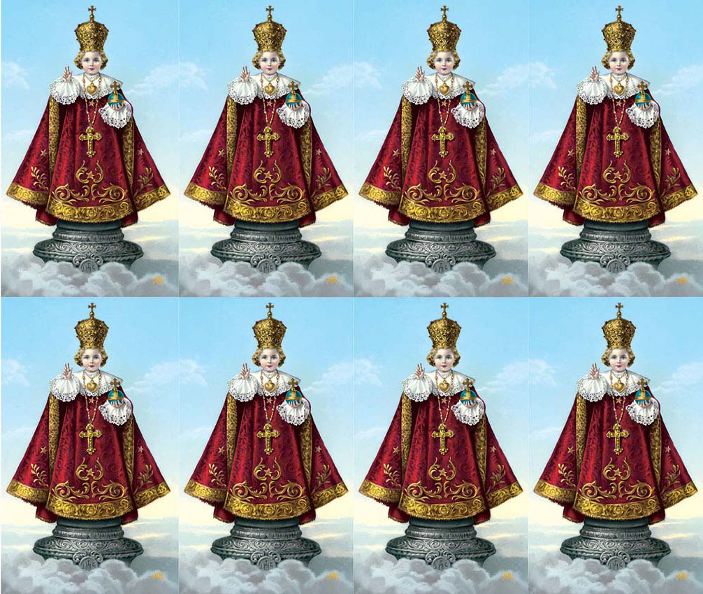 Infant Of Prague Prayer Card
