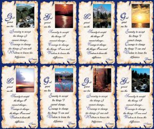 Serenity Prayer Card