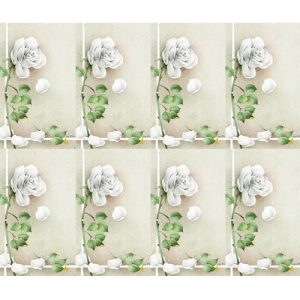 White Rose Prayer Card
