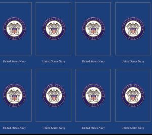 Navy Series Emblem Prayer Card