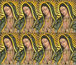 Our Lady of Guadalupe Gold Foil Prayer Card