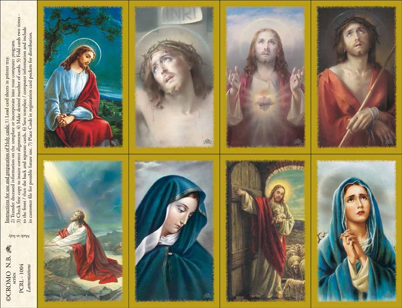 Lamentations Prayer Card