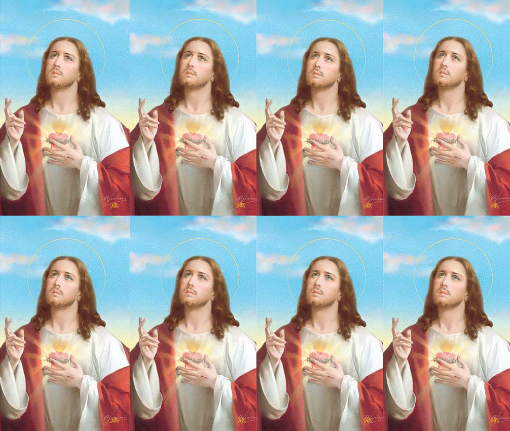 Sacred Heart Of Jesus Prayer Card